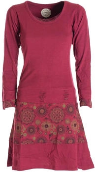 Vishes Kleid Blumen Cutwork bunt
