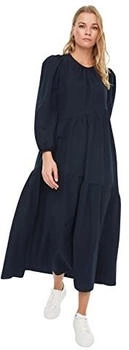 Trendyol Maxi A-Linie Kleid navy blau