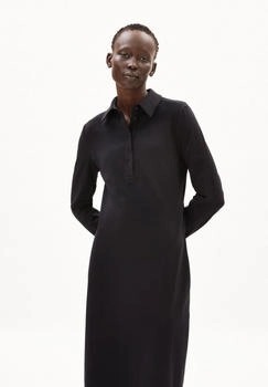 armedangels Aniniaa Slim Fit Kleid schwarz