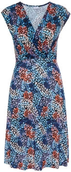 S.Oliver Damen Kleid blau hellblau rose rostrot
