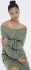 Jacqueline de Yong Jdyelanora L S V-neck Dress Knt Noos Kleid kalamata melange