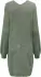 Jacqueline de Yong Jdyelanora L S V-neck Dress Knt Noos Kleid kalamata melange