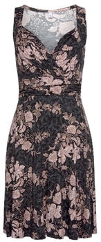 Vivance Dreams Jerseykleid schwarz rose bedruckt