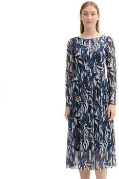 Tom Tailor Printed Mesh Langarm-midikleid 1043038-35892-38