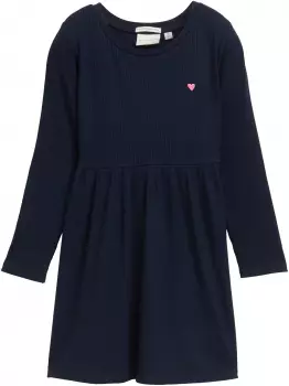 Tom Tailor Geripptes Kleid LENZING ECOVERO sky captain blue