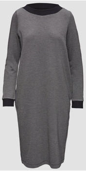 S.Oliver Kleid Hahnentrittmuster seitliche Eingrifftaschen schwarz 2162997 99N0