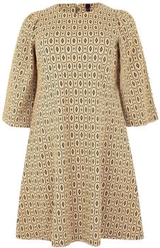 Yoek Kleid braun hellgelb