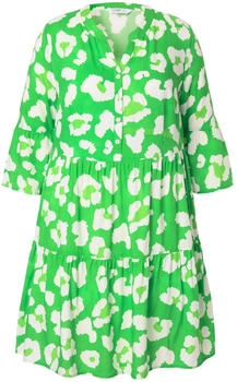 Angel of Style Jerseykleid Alloverdruck Tunika-Ausschnitt mintgrün