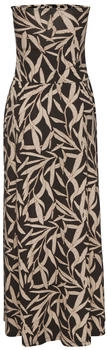 S.Oliver Kleid taupe orange schwarz