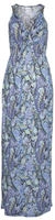 LASCANA Maxikleid "mit verstellbarem Ausschnitt und gesmokter Taille, Jerseykleid"