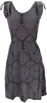 Guru-Shop Midikleid Ethno grau