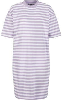 Urban Classics Damen Kleid lila weiß