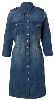 Cream Uniform Dress Freizeitkleid blau