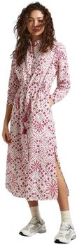 Pepe Jeans Paz Kleid rosa weiß PL953515