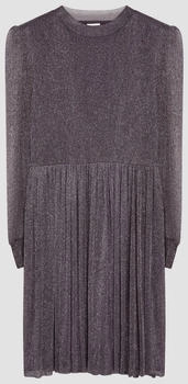 S.Oliver Mesh-Kleid Glitzergarn lila 2156750 4892