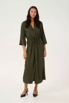 Kaffe Blusenkleid 'Forina' khaki