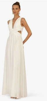 Kraimod Abendkleid geschlitzten langen Ärmeln weiß