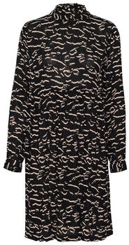 Kaffe Blusenkleid KAluna schwarz beige Abstract Print
