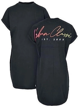 Urban Classics Ladies Rainbow Tee Dress Kleid schwarz