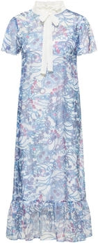 Faina Damen Midikleid Allover-Print naemi Kleid blau mehrfarbig
