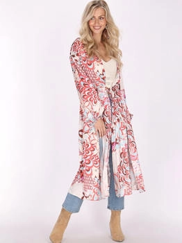 IZIA Kimono Kaftan rot Relaxed Fit