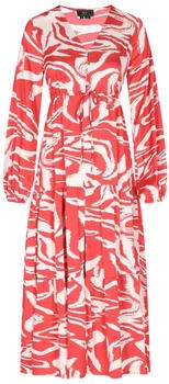 Faina Damen Kleid S rot weiß