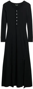 Superdry Kleid 'Henley' schwarz
