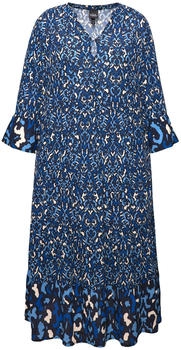Ulla Popken Kleid marine gelb