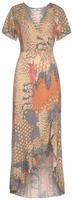 Buffalo Maxikleid "mit Alloverdruck und Volantrock, Fl&uuml;gel&auml;rmel" Ohne Taschen