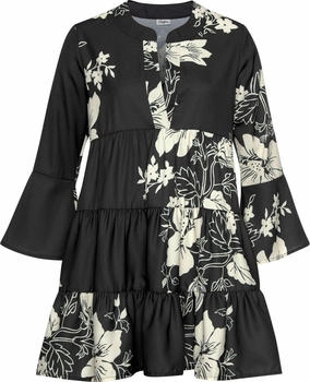 Lascana Blusenkleid schwarz creme