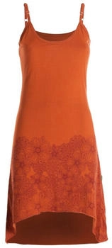 Vishes Sommer-Kleid Spagettiträger-Kleid orange