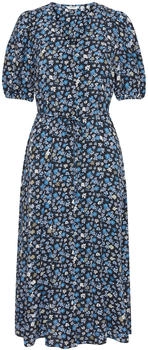 B.Young Damen Kleid blaumeliert weiß
