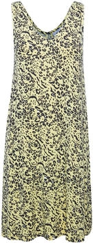 ICHI Kleid 'Lisa' pastellgelb schwarz