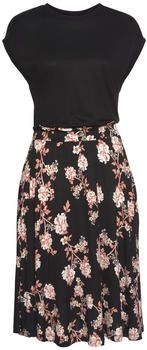 Lascana Kleid orange schwarz