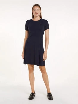 Tommy Hilfiger Midi Dress Kurzarm desert sky