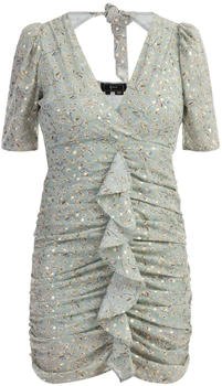 Faina Drapiertes Kleid grün mehrfarbig