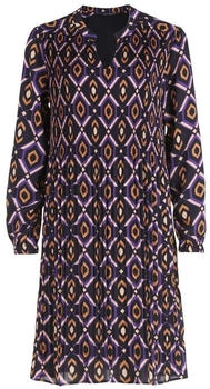 Betty Barclay Plisseekleid lila schwarz
