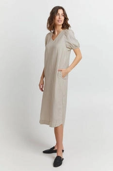Fransa Blusenkleid beige