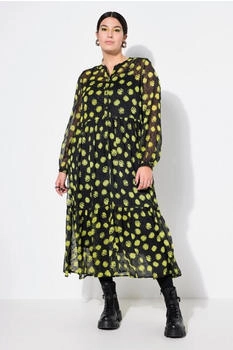 Studio Untold Jerseykleid Maxikleid A-Line Dot Print Langarm