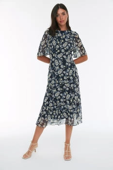 Trendyol Blumenmuster Dress A-Linie