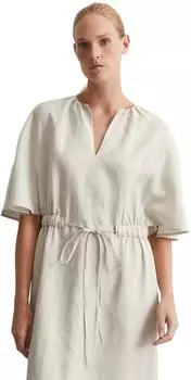 Marc O'Polo Leinenkleid flared silky stone (504113521181)