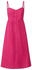 Lascana Sommerkleid Leinenmix Zierknopfleiste pink