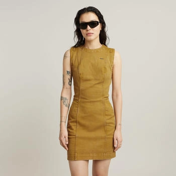 G-Star Shift ärmelloses Kleid D25249-D730-G687-M