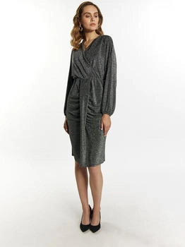 Faina Abendkleid Glanzgarn schwarz