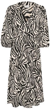 Kaffe Kleid 'Katrine' ecru schwarz