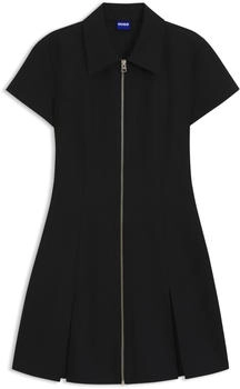 HUGO Bodycon-Kleid mit Reißverschluss und Plissee-Rock - Style Kahuma-1_B 50543063 Schwarz