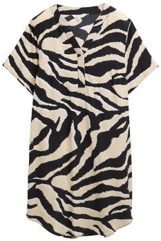 Tom Tailor Kleid aus Viskose abstract beige zebra (1046491_38070)