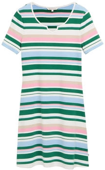 Tom Tailor Denim Mini-Kleid mit Streifenmuster multicolor stripe (1045466_37161)