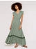 Apricot Sommerkleid grün weiß