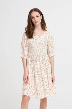 ICHI Sommerkleid IHVERA rosa weiß 205131